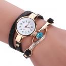 Ceas dama model 2018, curea din piele, stil Fashion, mecanism Quartz