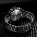 Ceas Naviforce, mecanism Quartz, rezistent la apa 3ATM, curea otel inoxidabil negra, afisaj digital si analogic, stil Sport + cutie cadou