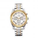 Ceas barbatesc OUYAWEI, bratara din otel inoxidabil, mecanism automatic, calendar complet, rezistent la apa 3ATM(30m), stil Fashion