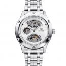 Ceas barbatesc OUYAWEI, bratara din otel inoxidabil, mecanism automatic, rezistent la apa 3ATM(30m), stil Fashion