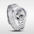 Ceas barbatesc OUYAWEI, bratara din otel inoxidabil, mecanism automatic, rezistent la apa 3ATM(30m), stil Fashion