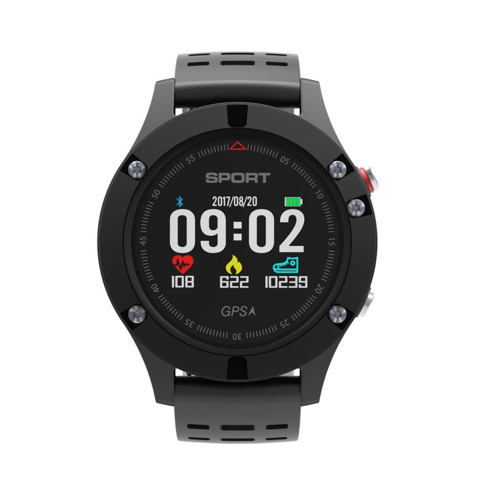 Ceas smartwatch DT NO.1 F5, 64KB RAM + 512KB ROM, display 0.95 inch cu touch screen, baterie 350mAh, GPS, altimetru/barometru/termometru