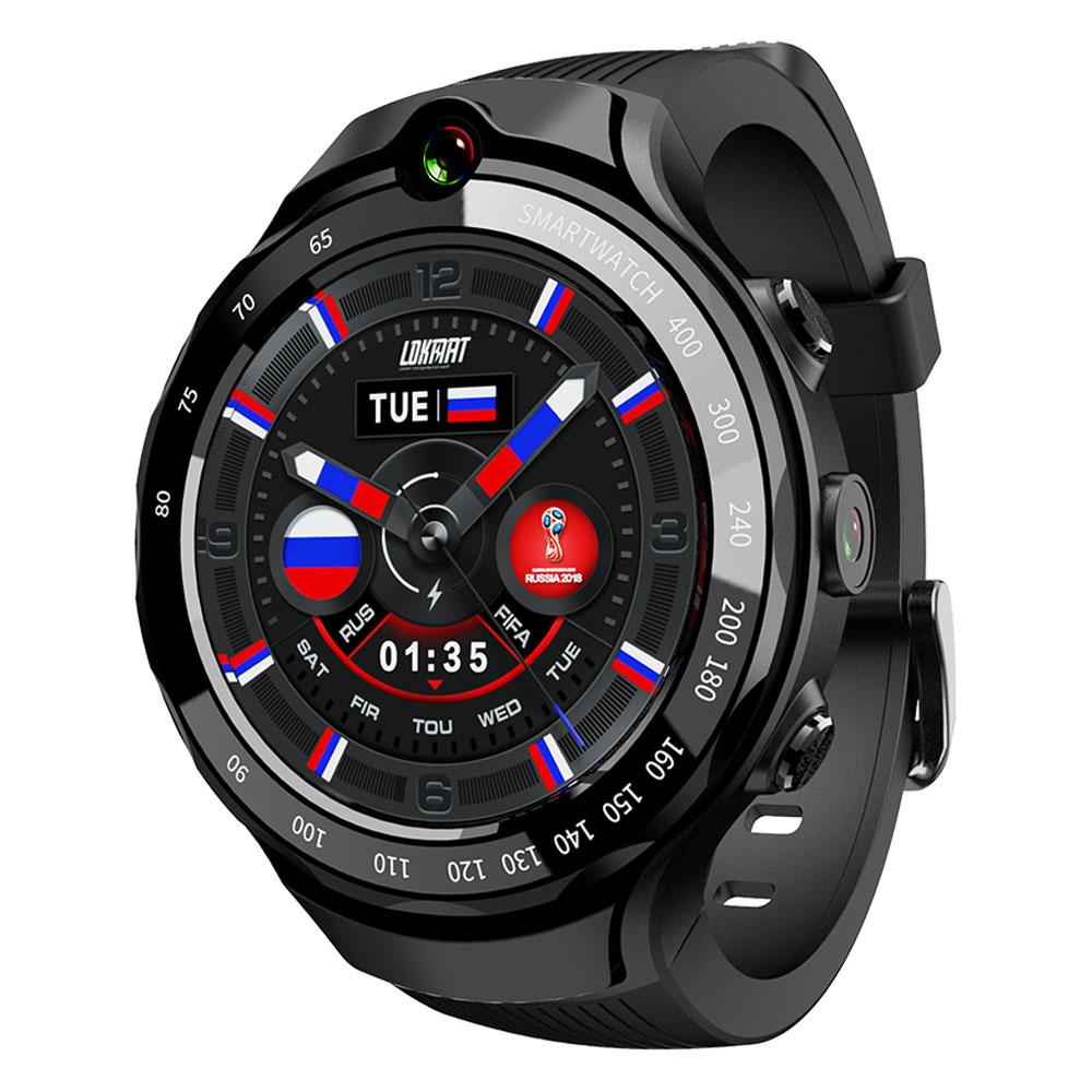 Smartwatch LOKMAT LOK02, 4G, 2 camere 5MP, rezolutie 400*400 pixeli, display 1.39inch AMOLED, pozitionare BeiDou + GPS, Android 7.1, procesor Quad Core 1.25GHz, 1G Ram + 16G ROM
