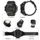 Ceas Smartwatch LOKMAT MK16, display 1.12 inch, rezistent la apa IP67(5 ATM), capacitate baterie 220mAh, pendometru, masoara pasii parcursi, distanta si arderea caloriilor