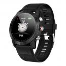 Ceas smartwatch DT NO.1 S10, 64KB RAM + 512KB ROM, display 1.3 inch TFT cu touch screen, rezolutie 240 x 240 pixeli, baterie 350mAh, rezistent la apa IP67