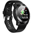 Ceas smartwatch DT NO.1 S10, 64KB RAM + 512KB ROM, display 1.3 inch TFT cu touch screen, rezolutie 240 x 240 pixeli, baterie 350mAh, rezistent la apa IP67