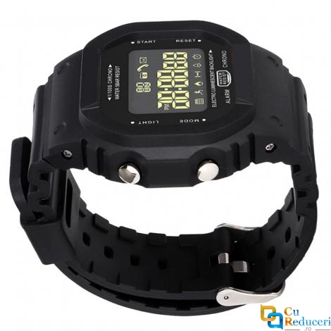 Ceas Smartwatch LOKMAT EX16T, display 1.21 inch, rezistent la apa IP68(5 ATM), capacitate baterie 220mAh, pendometru, masoara pasii parcursi, distanta si arderea caloriilor