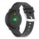 Ceas smartwatch Kingwear KW19, 128KB Ram + 256KB ROM, display 1.3inch TFT cu touch screen, rezolutie 240 * 240 pixeli, baterie 140mAh Polymer