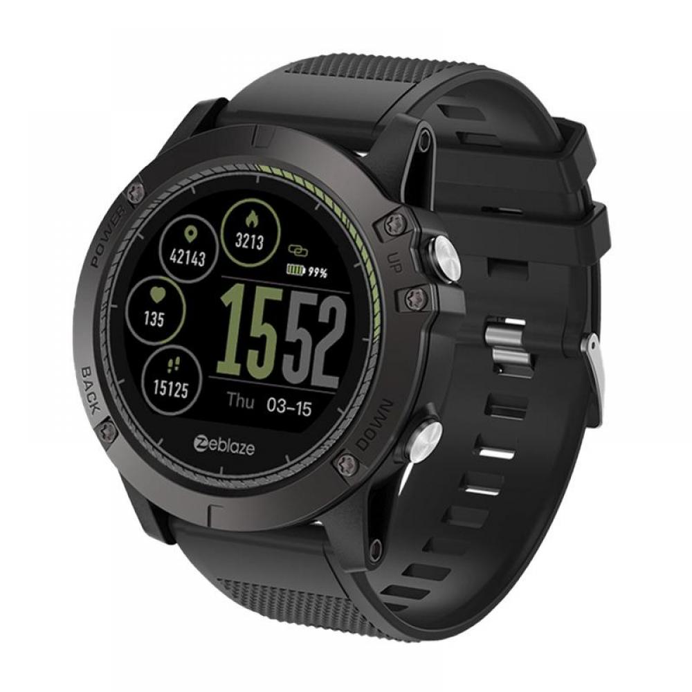 Ceas smartwatch Zeblaze Vibe 3 HR, display 1.22 inch IPS, rezolutie 240 x 240 pixeli, capacitate baterie 180mAh, interfata 3D, monitorizarea somnului, monitorizarea ritmului cardiac