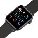 Ceas smartwatch Kingwear KW37, 64KB Ram + 512KB ROM, display 1.3inch TFT cu touch screen, rezolutie 240 x 240 pixeli, baterie 160mAh 