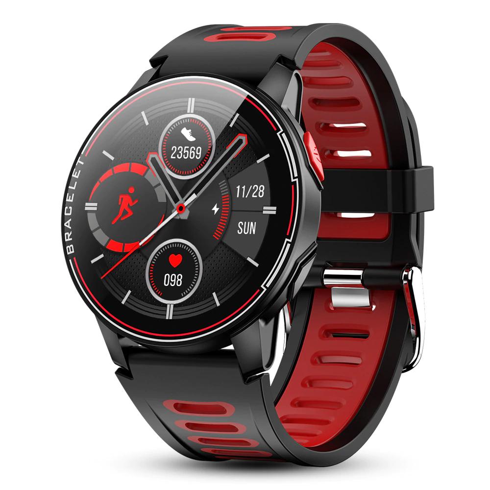 Ceas smartwatch Kingwear S20, display 1.28 inch TFT cu touch screen, rezolutie 240 x 240 pixeli, baterie 360mAh, rezistent la apa IP68