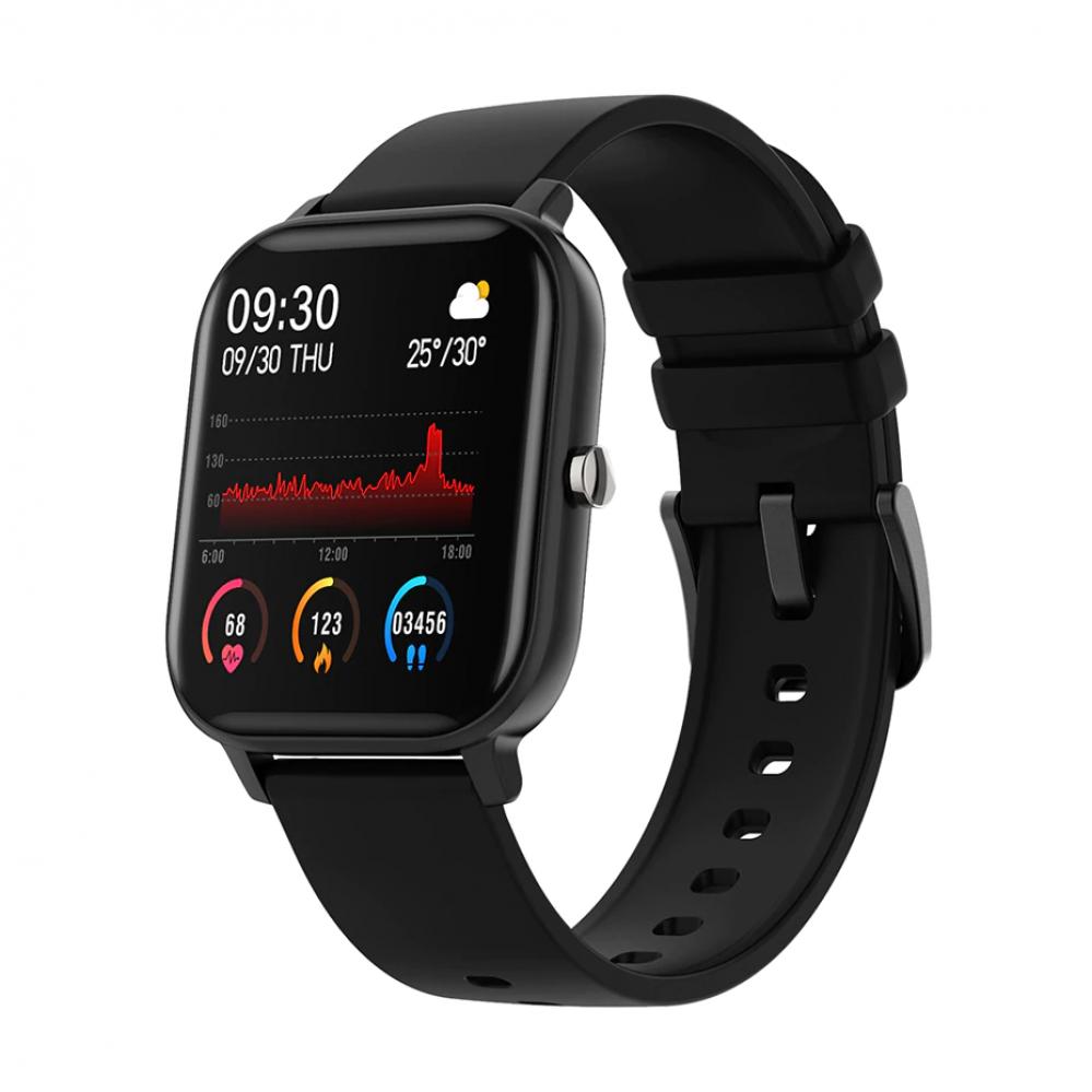 Ceas smartwatch Kingwear P8, display 1.4 inch TFT cu touch screen, rezolutie 240 x 240 pixeli, baterie 170mAh, functii de monitorizare a sanatatii