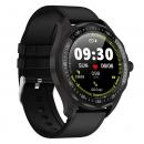 Ceas smartwatch Kingwear S09, display 1.3 inch HD IPS cu touch screen, rezolutie 240 x 240 pixeli, baterie 200mAh, rezistent la apa IP68, functii de monitorizare a sanatatii