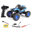 Masina cu telecomanda Q66 albastra, 2WD, 1:20, viteza maxima 10 km/h, 2 x acumulatore 3.6 V 350 mAh Li-Ion