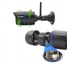 Camera de supraveghere IP wireless RoHS, 3MP 1080p, de exterior, microfon incorporat, infrarosu inteligent la 20m, unghi de vizualizare de 90˚, rezistenta la apa + card MicoSD de 32 Gb