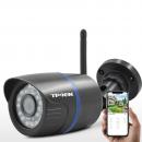 Camera de supraveghere IP wireless RoHS, 3MP 1080p, de exterior, microfon incorporat, infrarosu inteligent la 20m, unghi de vizualizare de 90˚, rezistenta la apa + card MicoSD de 32 Gb