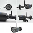 Camera de supraveghere IP wireless RoHS, 3MP 1080p, de exterior, microfon incorporat, infrarosu inteligent la 20m, unghi de vizualizare de 90˚, rezistenta la apa + card MicoSD de 32 Gb