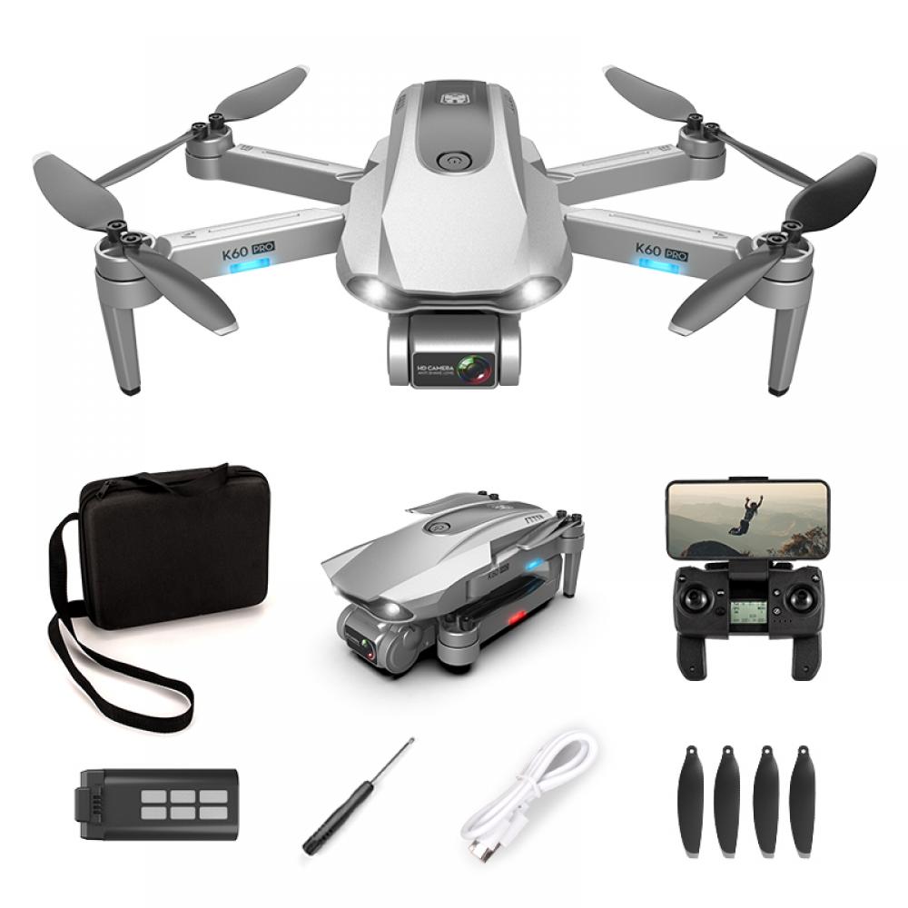 Drona K60 PRO, camera foto 6K HD, 5G GPS, Wifi Fpv RC Quadrocopter, buton de Return To Home, capacitate baterie: 7.4V 2200mAh, distanta de control: ~1200 m, autonomie zbor ~ 30 de minute