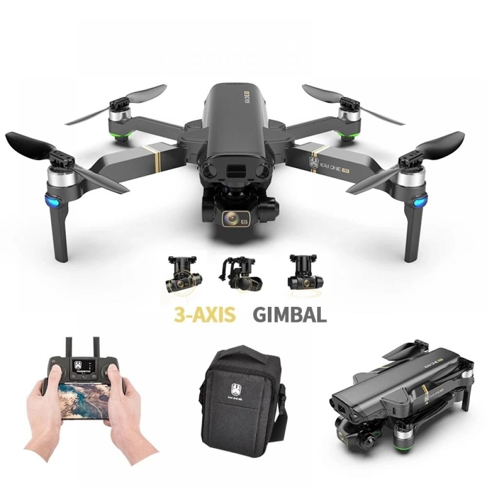 Drona KAI ONE PRO cu 2 camera, 4k/8k HD 5G Wifi GPS, Gimbal cu 3 axe, brate pliabile, buton de Return To Home, card SD, distanta de control: ~1200 m, autonomie zbor ~ 25 de minute 