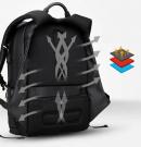 Rucsac/ghiozdan Mark Ryden Smart pentru laptop 17.3, port USB, complet impermeabil, sistem antifurt, unisex, spatios, compartiment produse ude, negru, calatorie, scoala sau servici