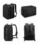 Rucsac/Ghiozdan Mark Ryden pentru laptop 17.3, extensibil 39L, pelerina impermeabila inclusa, port USB, full impermeabil, sistem antifurt, unisex, spatios, calatorie sau servici, negru