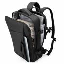 Rucsac/Ghiozdan Mark Ryden pentru laptop 17.3, 26L, port USB, full impermeabil, sistem antifurt, unisex, spatios, calatorie, scoala sau servici, negru