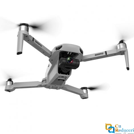 Drona KF102, dual camera 6k 4K HD 5G WIFI GPS FPV, stabilzator pe 2 axe, control gesturi, pozitionare optica, capacitate baterie: 7.4V 2200 mAh, distanta maxima de control 1200 m, autonomie zbor ~ 25 de minute