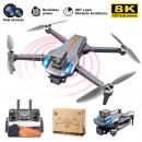 Drona K911 MAX GPS cu obiectiv pentru evitarea obstacolelor laser 360°, cu 2 camera 4k/8k HD ESC FPV, 5G Wifi, GPS, brate pliabile, distanta de control: ~1200 m, autonomie zbor ~ 20 de minute 