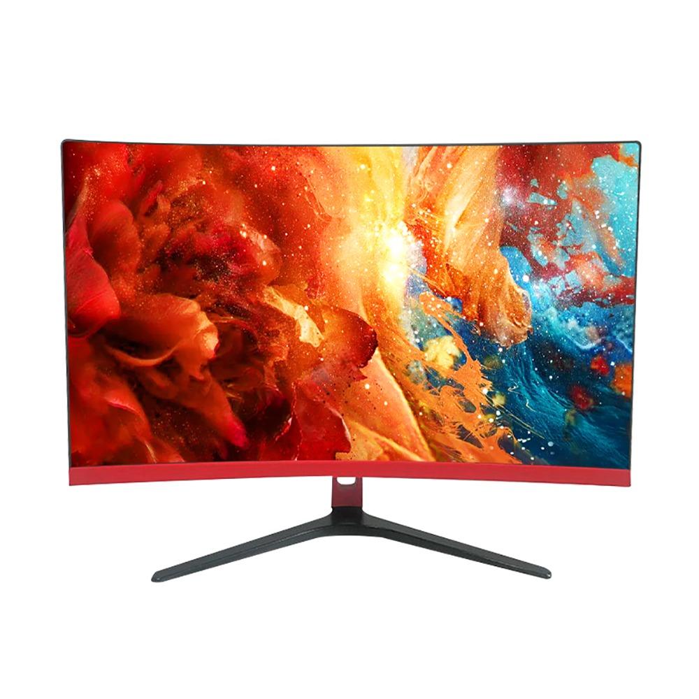 Monitor 27 inch curbat LED, culoare neagra, rezolutie 1920 x 1080