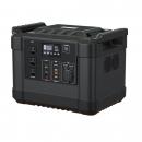 Sistem portabil de energie solara, putere 1000W, capacitatea bateriei 3.7V 1100Wh 300000mAh, DC12V AC 220-204V, 3 moduri incarcare, iesire USB (2.4A + 2.4 + QC 3.0), 11 mufe de iesire, negru  