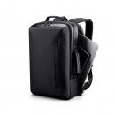Rucsac business, Kingsons, compatibil cu laptop 15,6 inch, impermeabil, port USB, antifurt, rezistent la socuri, negru