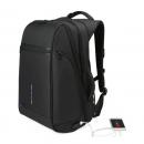 Rucsac multifunctional, Kingsons, compatibil cu laptop 17.3 inch, impermeabil, port USB, antifurt, rezistent la socuri, suport chei, negru 