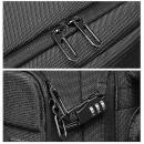 Rucsac multifuncional pentru calatorie OZUKO, port USB, antifurt, lacat TSA, full-impermeabil, buzunar pentru incaltaminte, reflectorizant, negru