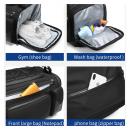 Rucsac multifuncional pentru calatorie OZUKO, port USB, antifurt, lacat TSA, full-impermeabil, buzunar pentru incaltaminte, reflectorizant, negru