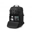 Rucsac multifunctional pentru calatorie, OZUKO, compatibil cu laptop 17.3 inch, impermeabil, anifurt, 35L, suport pentru chei si ochelari, negru