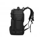 Rucsac multifunctional pentru calatorie, OZUKO, compatibil cu laptop 17.3 inch, impermeabil, anifurt, 35L, suport pentru chei si ochelari, negru