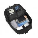 Rucsac multifunctional Ozuko, pentru drumetii, camping, calatorii,  suport pentru casca de motocicleta, skateboard, impermeabil, rezistent la uzura, negru