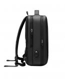 Rucsac pentru laptop 15.6 inch, MingLu, capacitate 20-39L, port USB, impermeabil, antifurt, unisex, dimensiuni 300 x 130 x 430 mm, negru