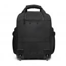 Troler cabina avion, OZUKO, material oxford impermeabil, maner telescopic, 39L, 2 roti, structura multi divizata, 46x33x24 cm, negru