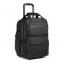 Troler cabina avion, OZUKO, material oxford impermeabil, maner telescopic, 39L, 2 roti, structura multi divizata, 46x33x24 cm, negru