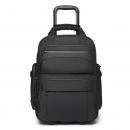 Troler cabina avion, OZUKO, material oxford impermeabil, maner telescopic, 39L, 2 roti, structura multi divizata, 46x33x24 cm, negru