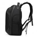 Rucsac Ozuko, compatibil cu laptop 15.6 inch, material oxford impermeabil, 28 L, structura multi divizata, 46x18x32 cm, negru