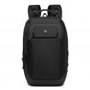 Rucsac pentru laptop 15.6 inch, OZUKO, 26L, material oxford impermeabil, structura multi-divizata, 46 x 18 x 32 cm, negru