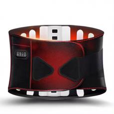 Centura pentru masaj cu incalzire, pentru ameliorarea durerilor lombare si abdominale, relaxare musculara, 3 viteze de masaj, 3 nivele de intensitate pentru caldura 45/55/65℃