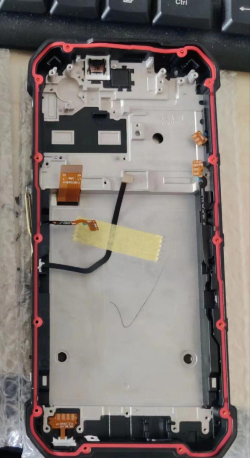 Carcasa exterioara partea din fata pentru telefon Unihertz Tank 2, rezistenta la socuri, anti-zgarieturi