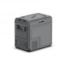 Lada frigorifica portabila, cu compresor, zona dubla de racire, cablu alimentare 12/24V si 220V, capacitate 55 litri, 60W, neagra