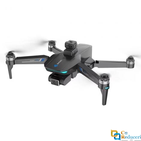 Drona CSJ S189 MAX 4K 5G GPS, cu obiectiv pentru evitarea obstacolelor, brate pliabile, wifi 5G, buton de Return To Home, camera 4K HD cu transmisie live pe telefon, capacitate baterie 7.4V 3500 mAh, autonomie zbor ~ 25 de minute