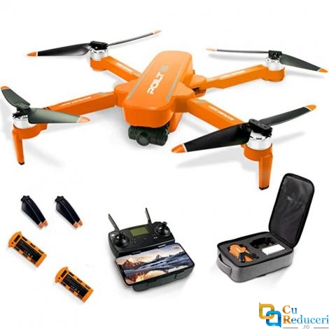 Drona profesionala JJRC X17, 6K 5G GPS, camera 6K ESC HD, GPS, Follow Me, buton de Return To Home, 2 baterii 11.1V 2850 mAh, stabilizator 2 axe, autonomie zbor ~ 28 de minute