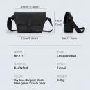 Geanta de umar Mark Ryden, crossbody, buzunar antifurt, material oxford impermeabil, structura multi divizata, curea reglabila,  unisex, culoare negru