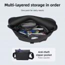 Geanta de umar Mark Ryden, crossbody, buzunar antifurt, material oxford impermeabil, structura multi divizata, curea reglabila,  unisex, culoare negru